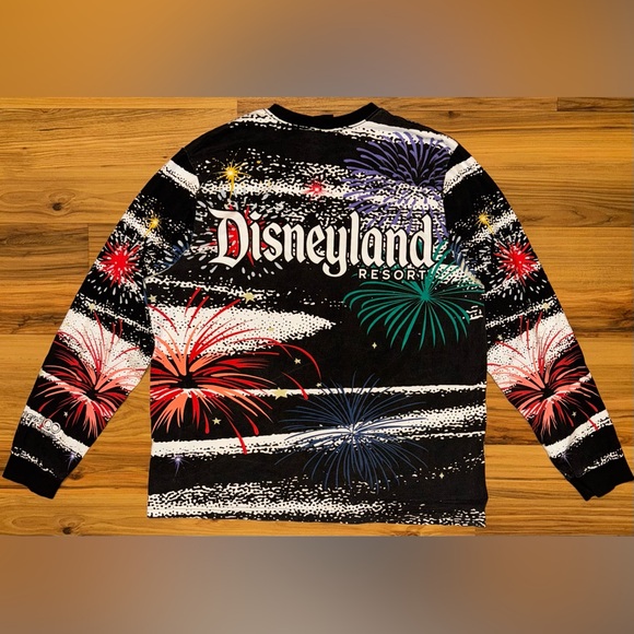 Disney Other - Disney 100 Cinderella Castle AOP Long Sleeve Shirt XL Disneyland Fireworks